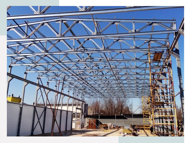 Строительство цехов в Елец от 616 руб. под ключ