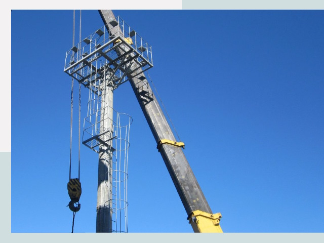 Монтаж осветительных мачт в Елец от 616 руб.