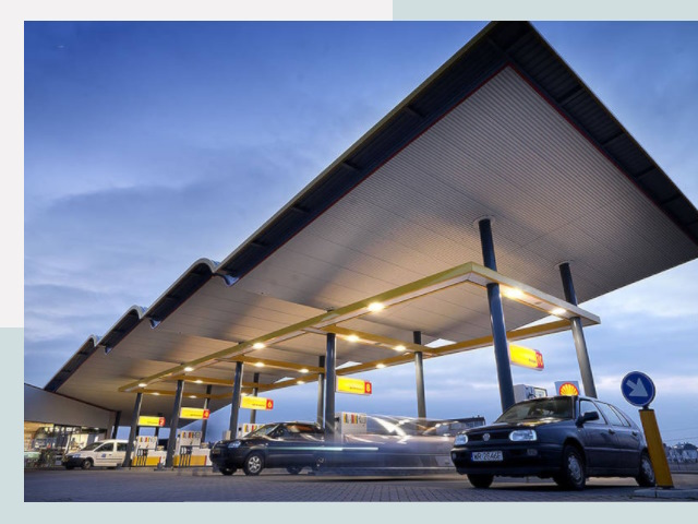 Навесы для АЗС в Елец от 616 руб. - Защита и комфорт