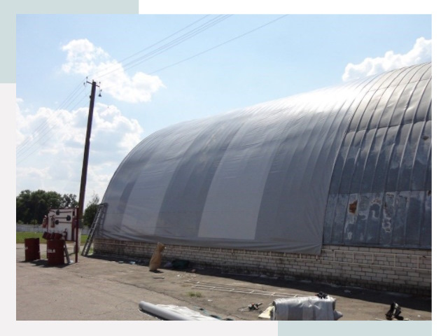 Ремонт ангаров в ельце