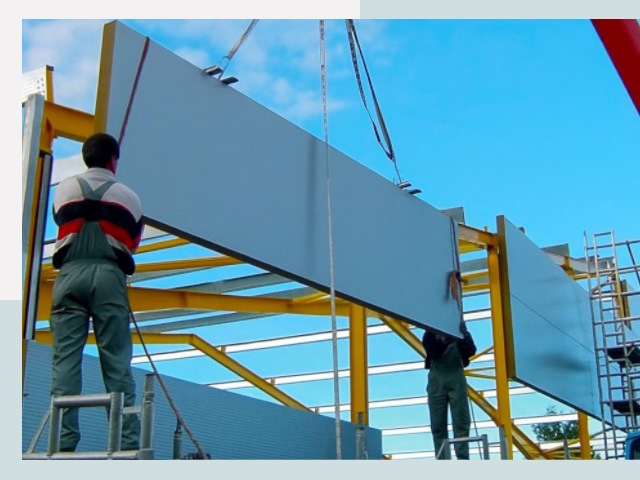 Монтаж сэндвич-панелей в ельце от 616 руб.