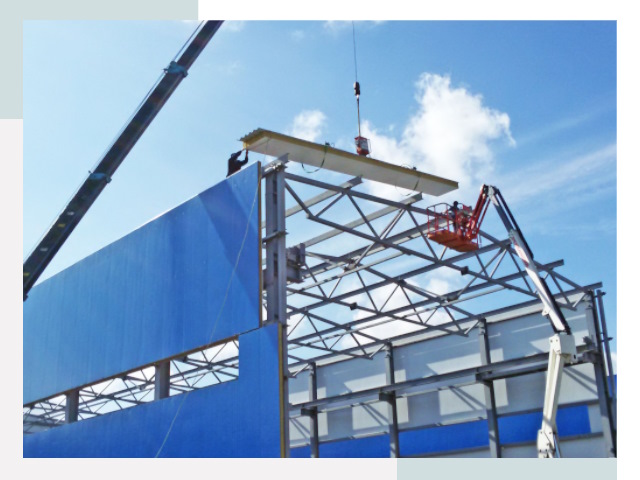 Монтаж сэндвич-панелей в ельце