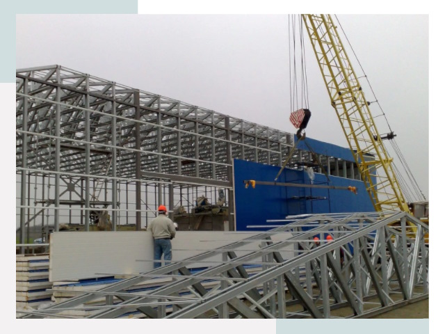 Монтаж ангаров в ельце