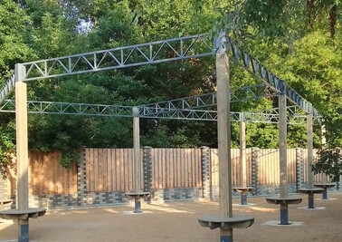 Терраса из металлоконструкций под ключ, проектирование, изготовление и монтаж от СтальСтрой-Елц